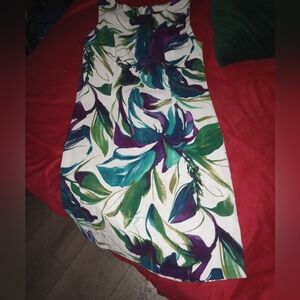 Connected Apparel Multicolor Floral Dress